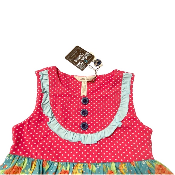 Matilda Jane Green Garden Dress 8 NWT - Picture 3 of 4